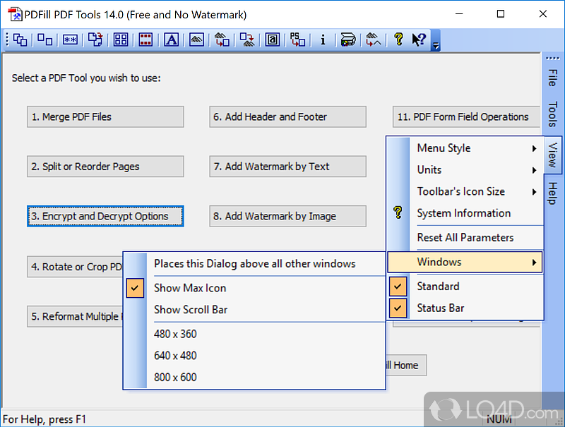 PDFill PDF Tools screenshot