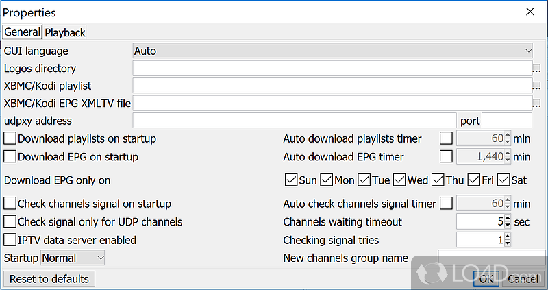 Check the signal for your IPTV channel collection - Screenshot of Perfect Player