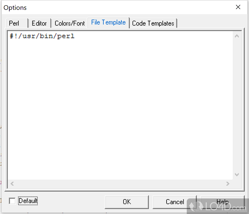 Perl Express screenshot