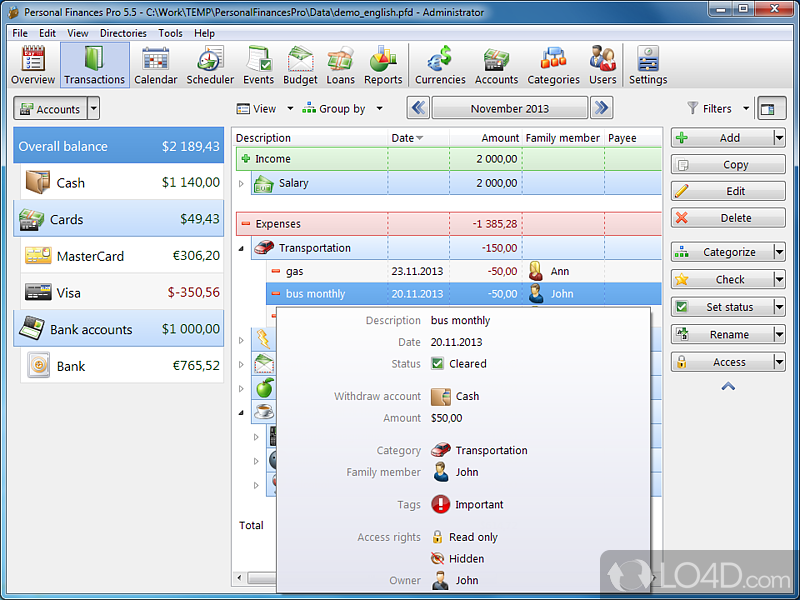 Alzex Finance Free screenshot