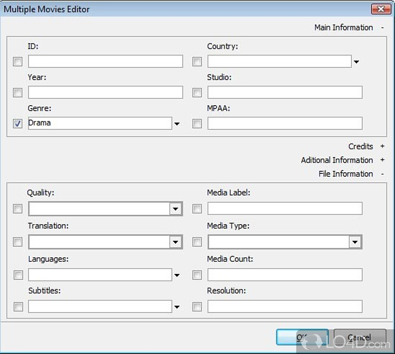 Keep your movie collection organised - Screenshot of Personal Video Database