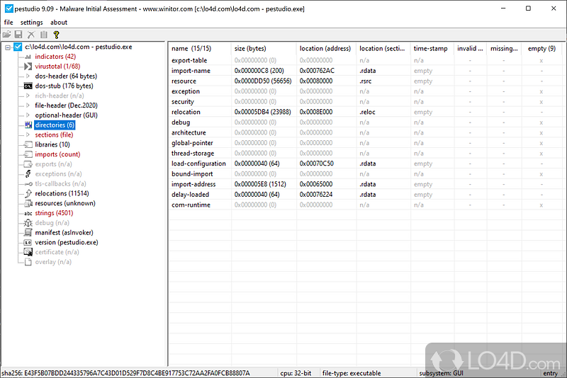 PeStudio 9.55 instal the new