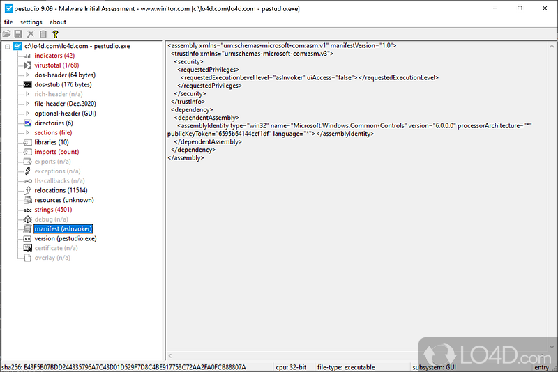 pestudio malware analysis