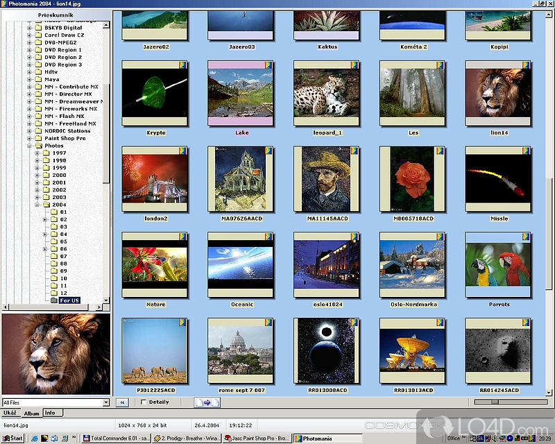 Photomania is app for organizing, viewing, and enhancing images - Screenshot of Photomania Deluxe