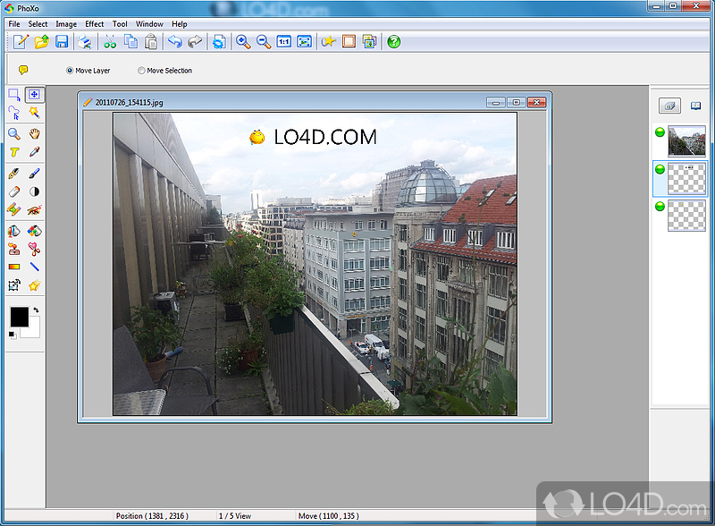 Approachable graphic editing tool for beginners - Screenshot of PhoXo
