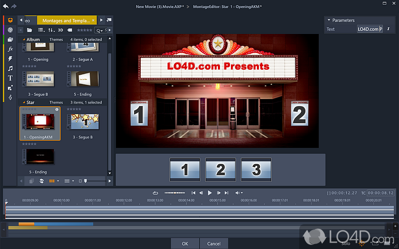 Video editing program for PC - Screenshot of Pinnacle Studio