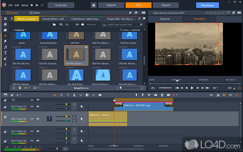 Pinnacle Studio: Timeline - Screenshot of Pinnacle Studio