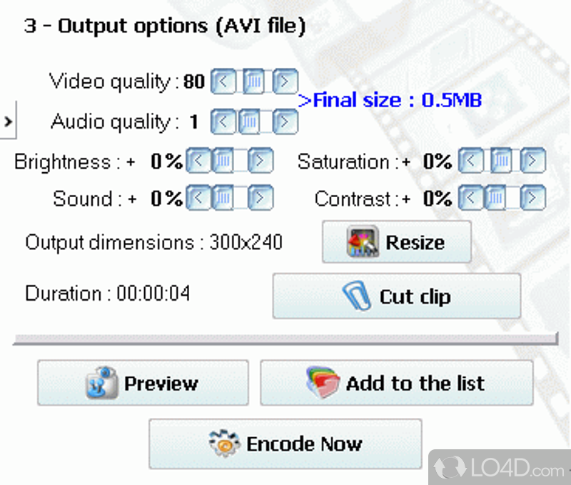 Convert your video files to be viewable on your Pocket PC - Screenshot of PocketDivXEncoder
