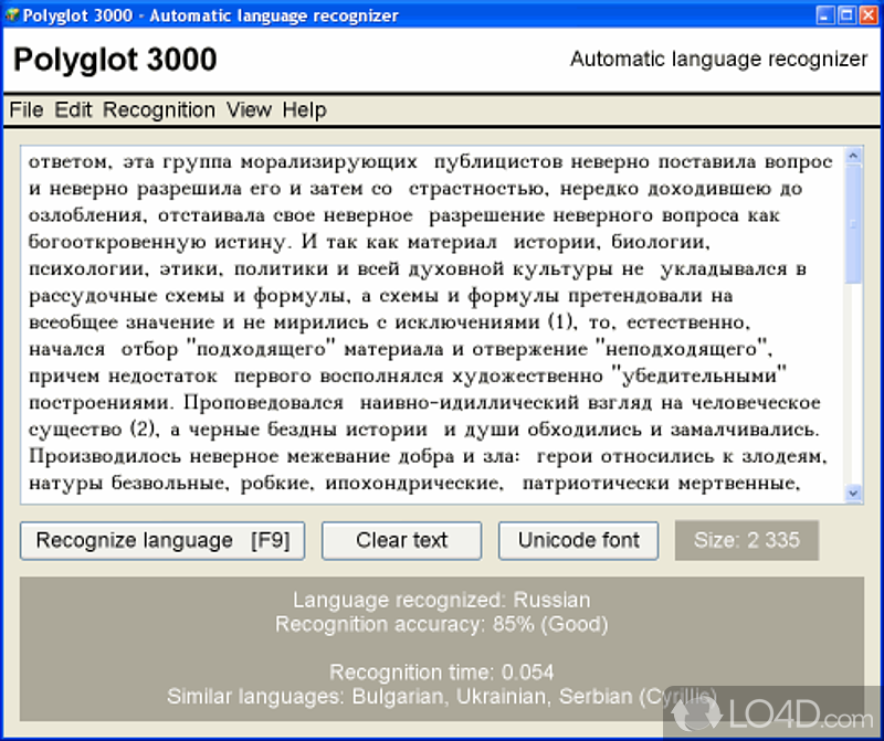 Polyglot 3000 screenshot