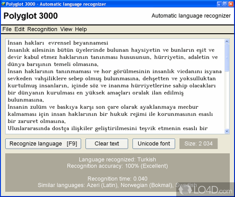 Polyglot 3000 screenshot