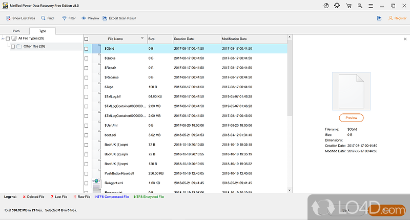 Power Data Recovery Edition is an all-in-one data recovery software - Screenshot of MiniTool Power Data Recovery