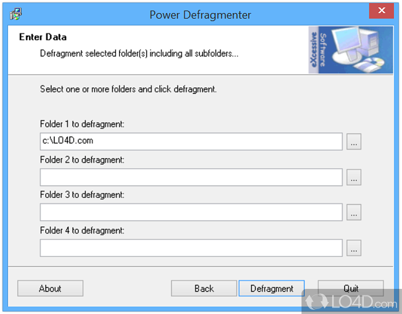 A powerful alternative to conventional defragmentation tools - Screenshot of Power Defragmenter