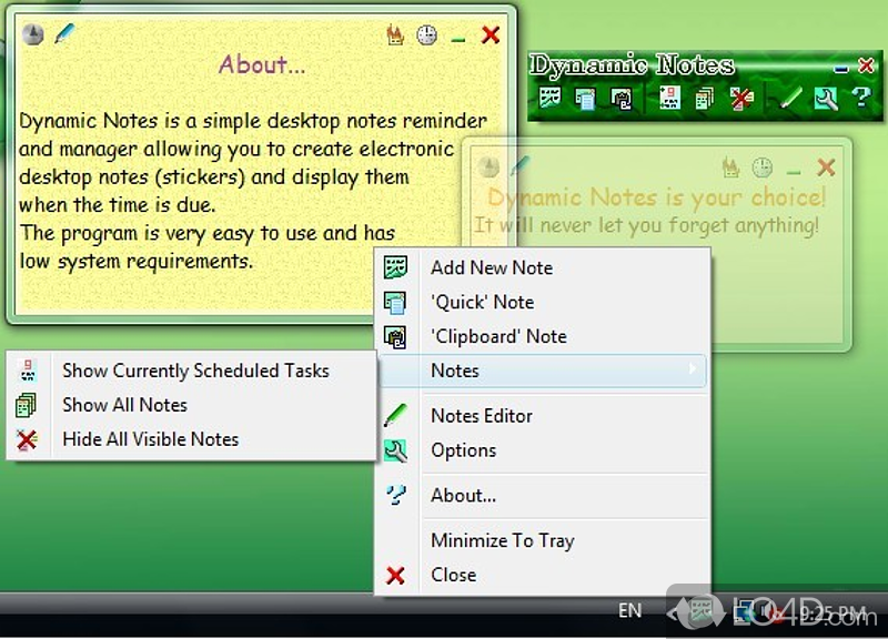 Dynamic Notes screenshot