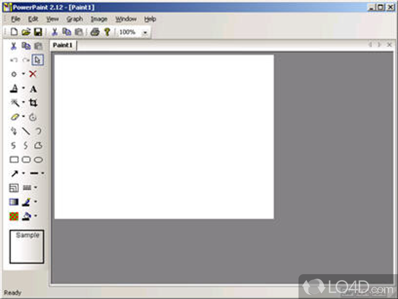 A Paint replacement with more tools - Screenshot of PowerPaint