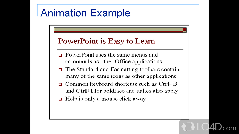 View full-featured presentations created in PowerPoint 97 - Screenshot of PowerPoint Viewer