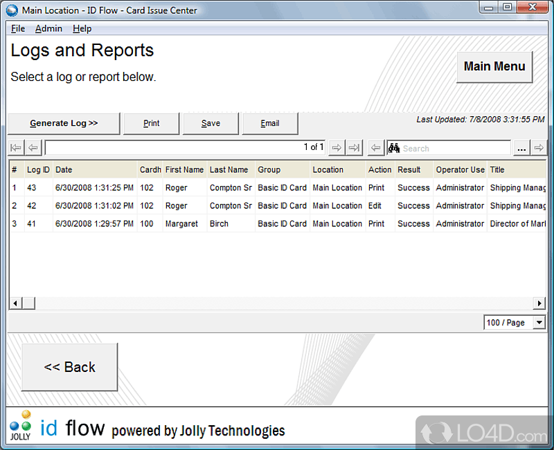 ID Flow Photo ID Card Software screenshot