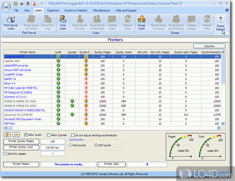 PrintCtl screenshot