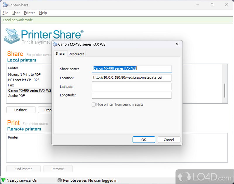 PrinterAnywhere for you - Screenshot of PrinterShare