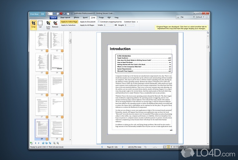 Virtual printer with powerful print preview - Screenshot of priPrinter