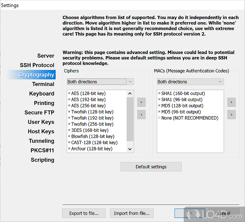 Private Shell SSH Client screenshot