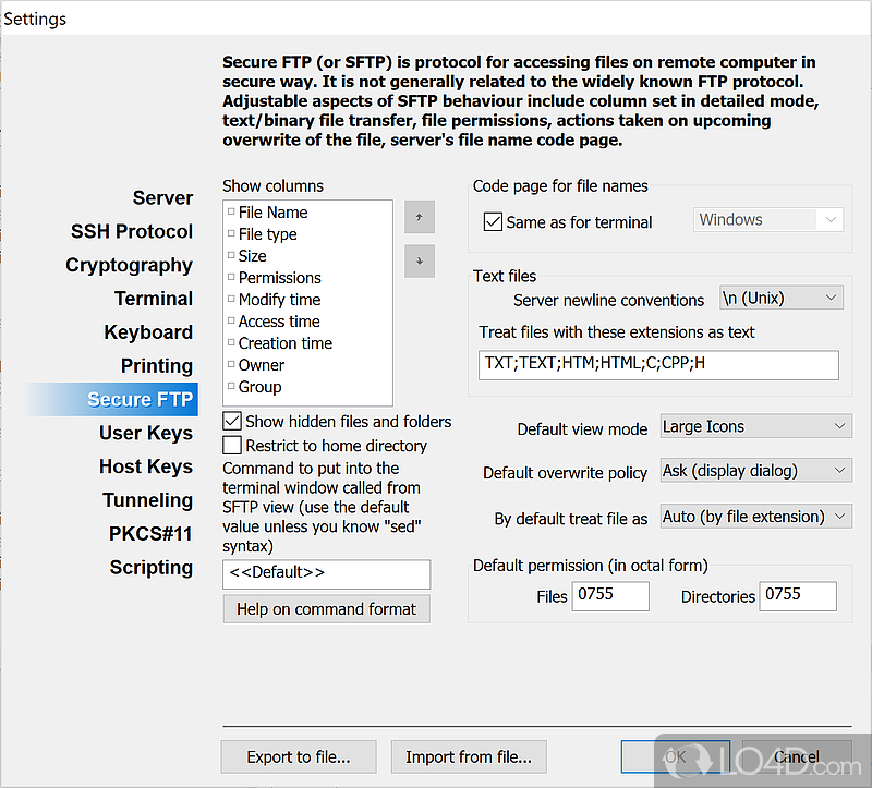 Private Shell SSH Client screenshot