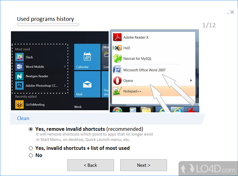 Free desktop cleaner - Screenshot of PrivaZer Portable