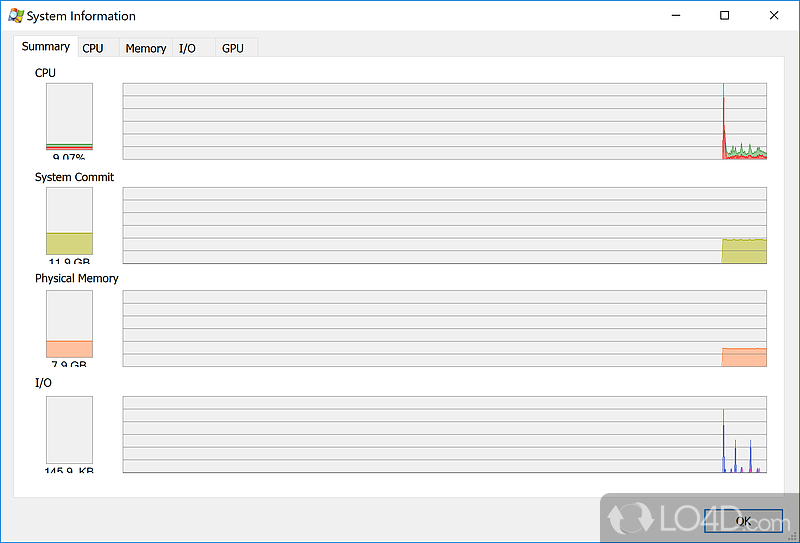 Find active processes and DLLs in your system - Screenshot of Process Explorer
