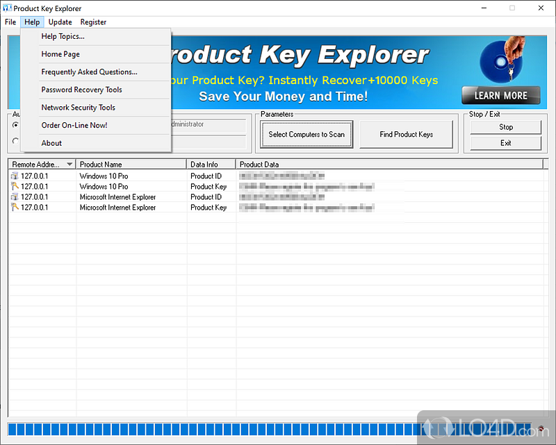 product key explorer uninstaller