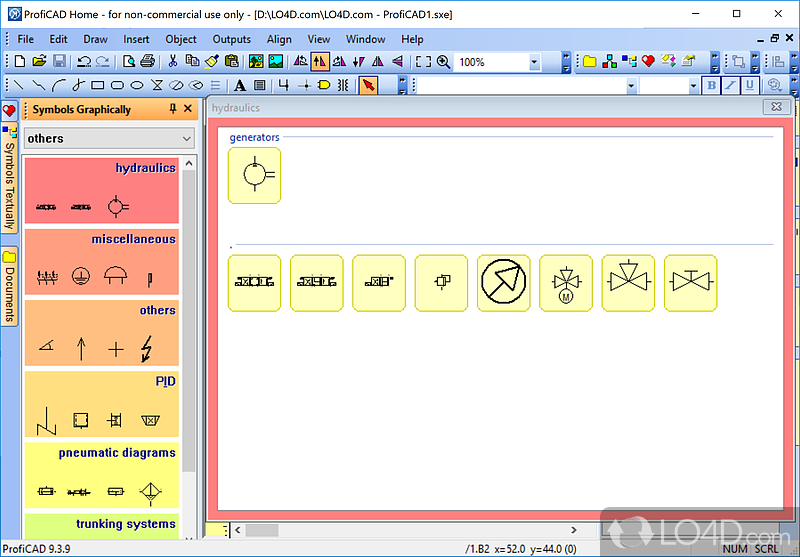 Automate control engineering tasks - Screenshot of ProfiCAD
