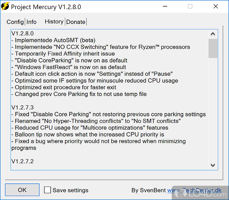 Boost your CPU usage - Screenshot of Project Mercury