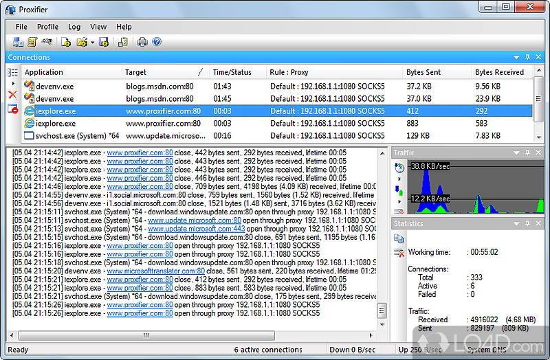 Proxify anonymous proxy screenshot