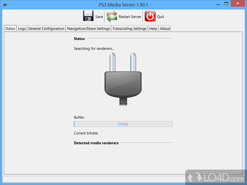 DLNA compliant UPnP Media Server for the PS3 and other DLNA clients - Screenshot of PS3 Media Server