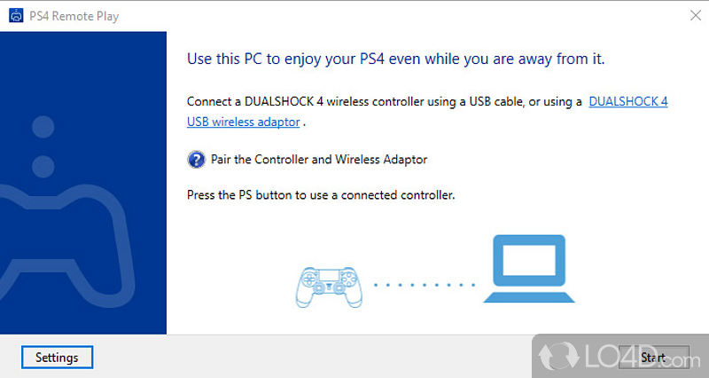 Good remote play access to PS4 - Screenshot of PS4 Remote Play