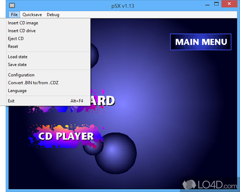 pSX Emulator: How it Works - Screenshot of pSX Emulator