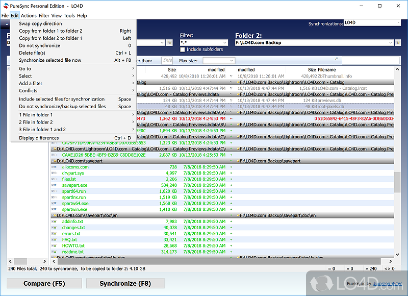 PureSync Personal screenshot