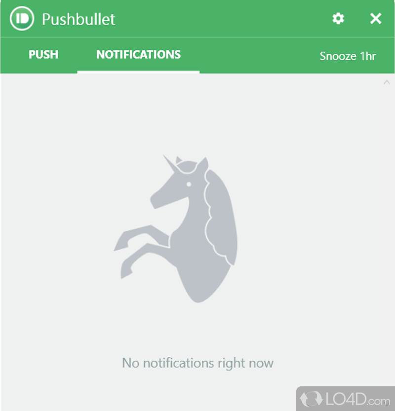 Quickly send and receive files - Screenshot of Pushbullet