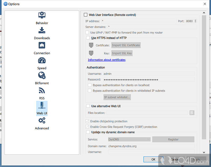 An open-source P2P torrent software - Screenshot of qBittorrent