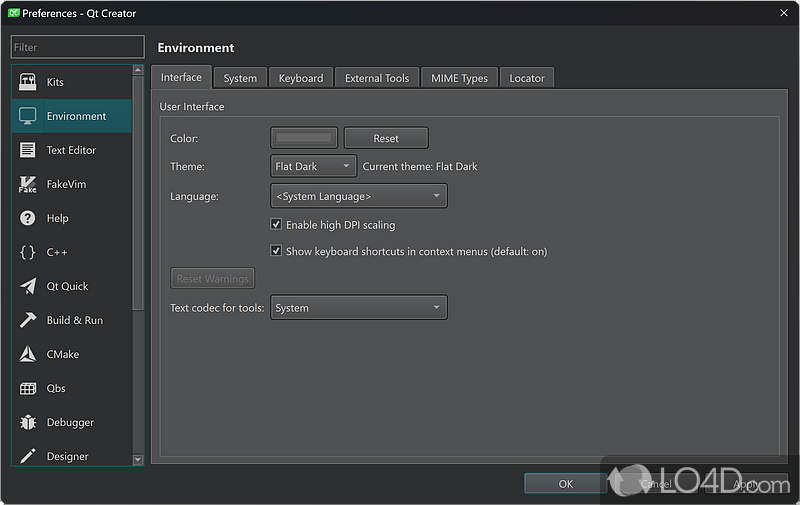Project & Build Management - Screenshot of Qt Creator