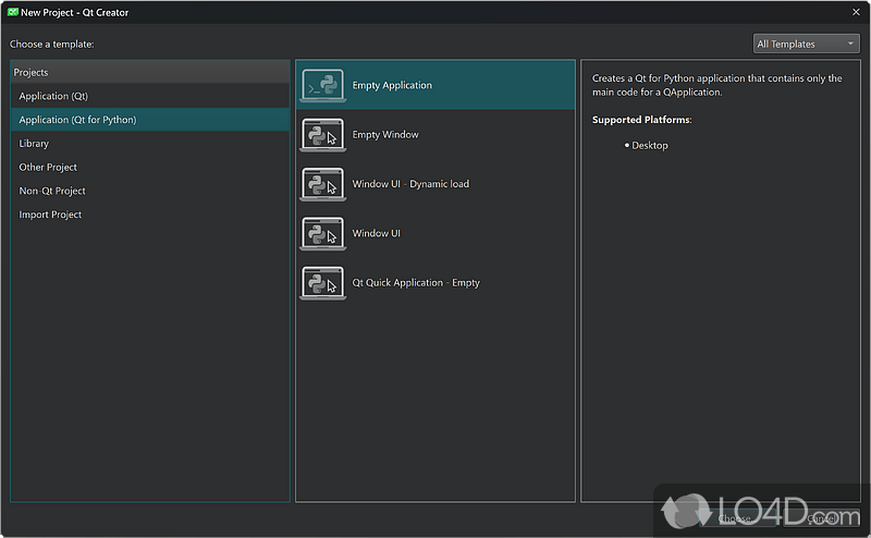 Speed up your development - Screenshot of Qt Creator