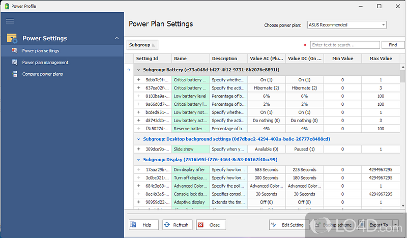 Quick CPU: Power Data - Screenshot of Quick CPU