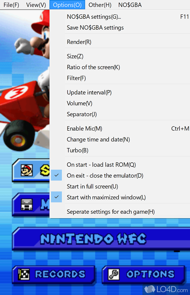 R4 3DS Emulator: User interface - Screenshot of R4 3DS Emulator