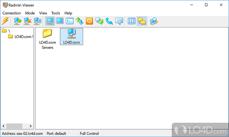 Remote Management Tool for Intel vPro - Screenshot of Radmin Viewer