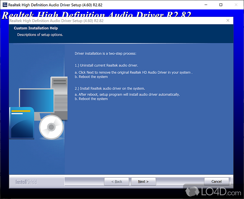 Install generic drivers for owners of a Realtek audio chip - Screenshot of Realtek High Definition Audio Driver