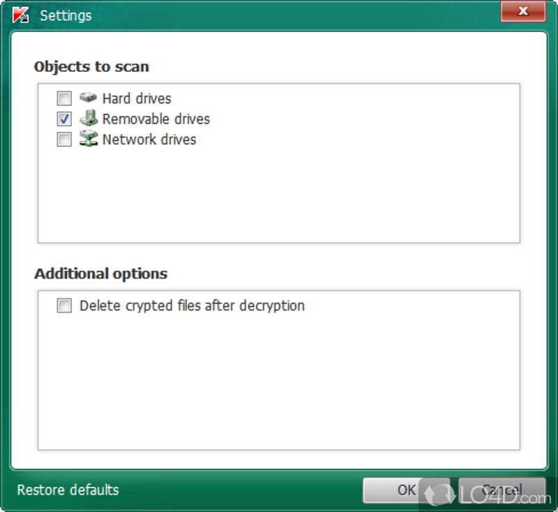 Keep pictures and documents secure - Screenshot of RectorDecryptor