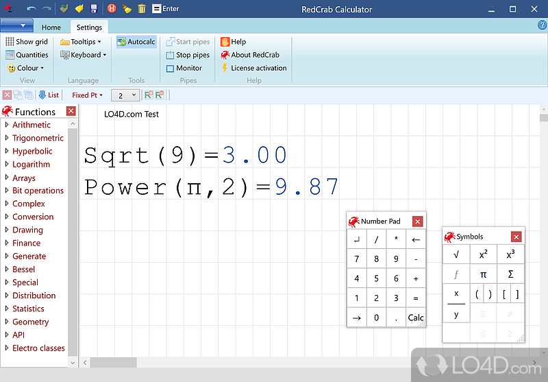 Offers users a solution that can help them create, edit, view, calculate - Screenshot of RedCrab