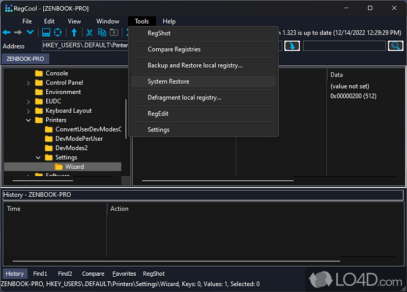 Advanced Registry Editor for your Windows Desktop - Screenshot of RegCool