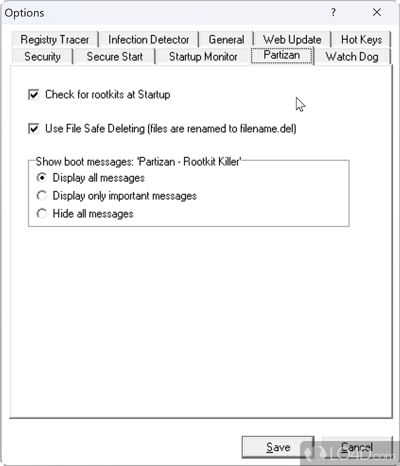 Powerful tool kit against Trojans, rootkits, spyware, adware components - Screenshot of RegRun Security Suite Platinum