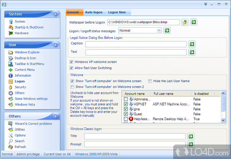 Optimizes your CPU performance - Screenshot of RegToy