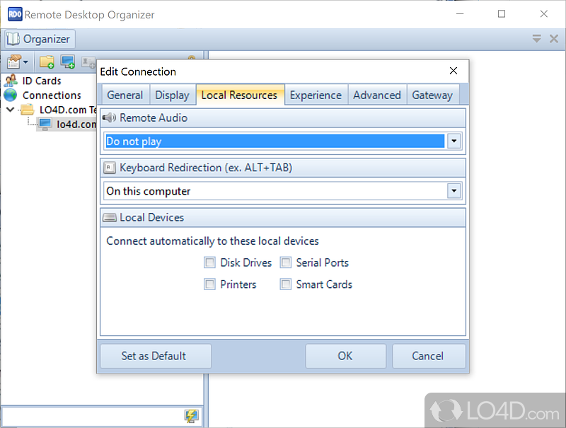 Remote Desktop Organizer screenshot