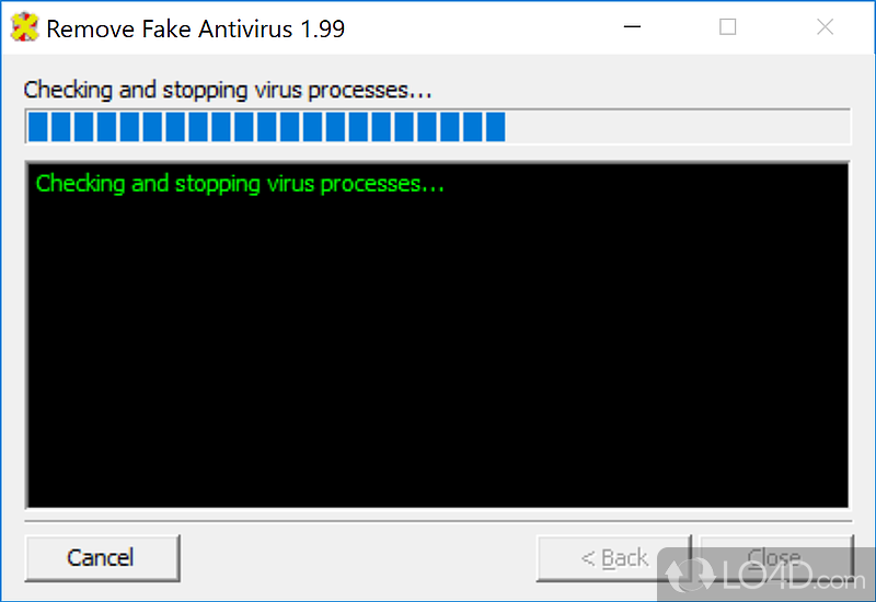 Portability advantages - Screenshot of Remove Fake Antivirus